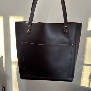 Portland Leather Goods AP medium classic tote in grizzly